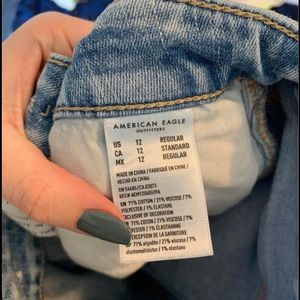 American Eagle ripped jeans